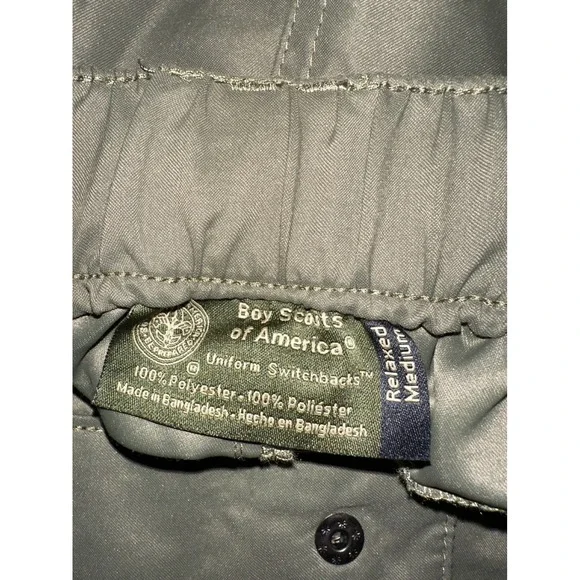 Scouts BSA/Cub Scouts Adult Uniform Polyester Microfiber Pants Relaxed Fit Sz M - Picture 7 of 8